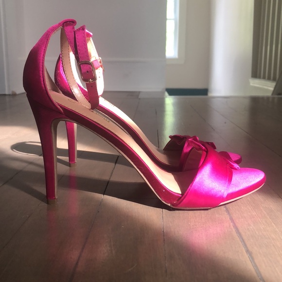 Fuchsia-pink stilettos (Brash by PayLess) - Picture 2 of 3